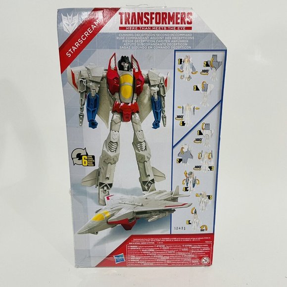 Transformers Robots in Disguise Star Scream Titan Changers Decepticon 12" Figure - Picture 2 of 2